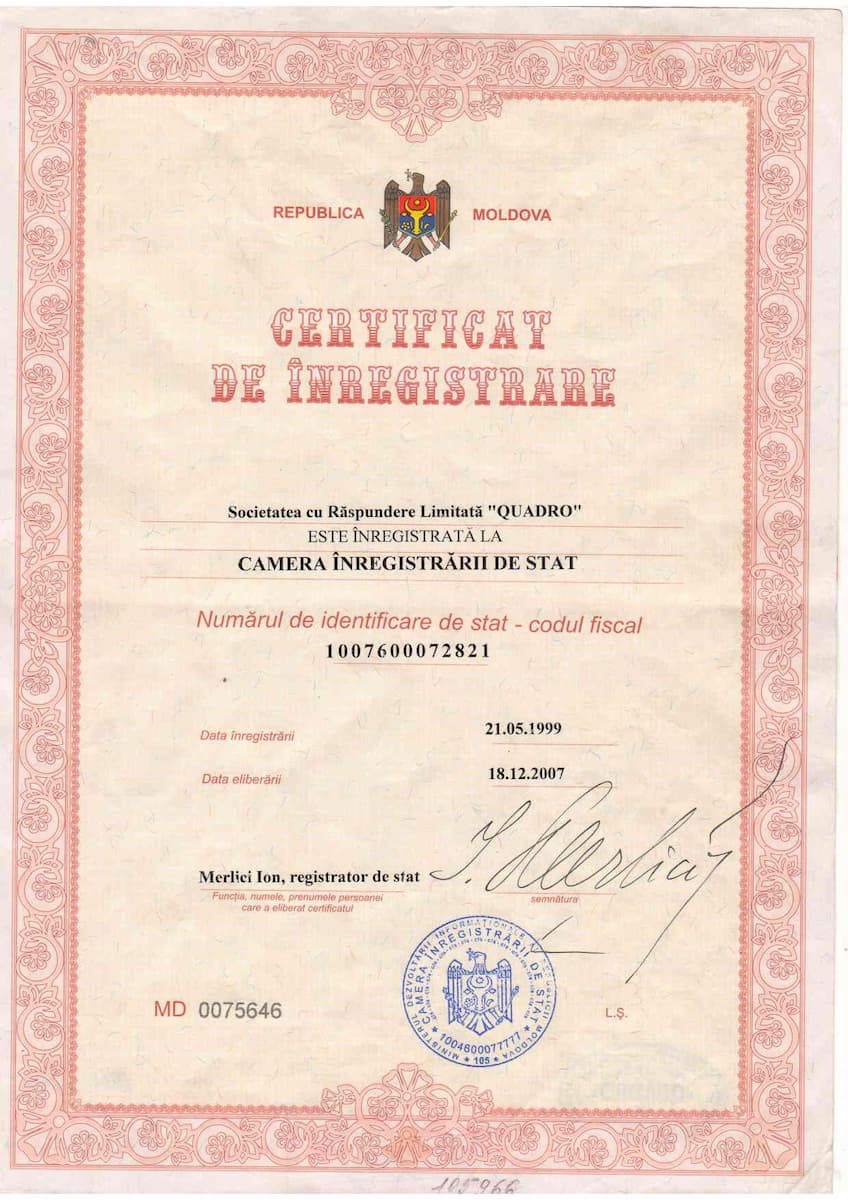 Certificate 5